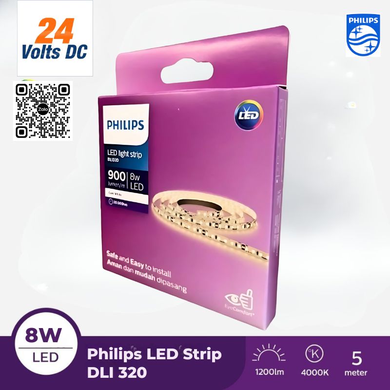 PHILIPS - Led dây SMD DC24V DLI 320 8W ( Cuộn 5m)
